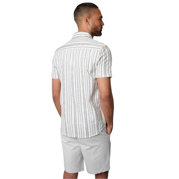 Threadbare Mens Brownhill Striped Shirt