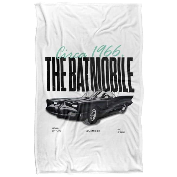 The Batman Batmobile Soft Touch Blanket