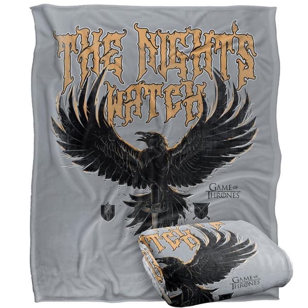 Game Of Thrones Nights Watch Eagle Soft Touch Blanket