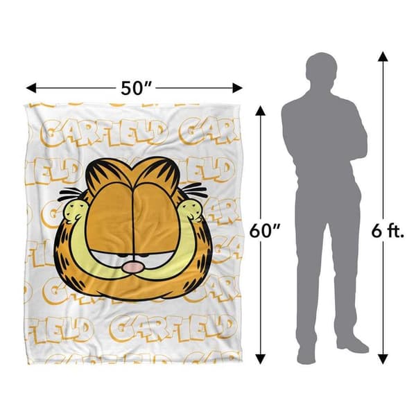 Garfield Silky Sketch Name Repeat Supersoft-peitto