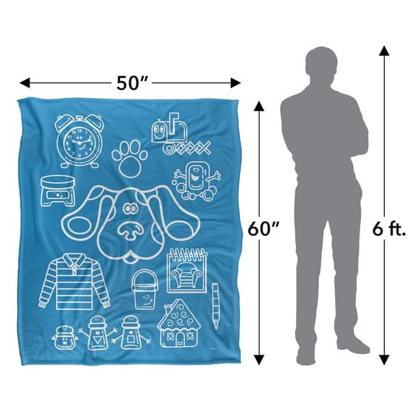 Blue´s Clues Silky Collage Supersoft Blanket