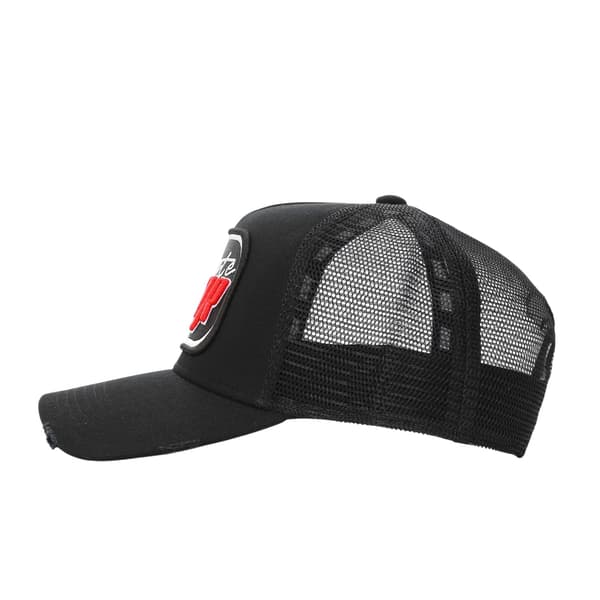 Societe Noir Mens Logo Mesh Trucker Cap