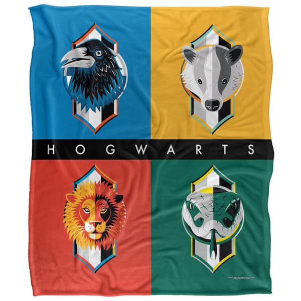 Harry Potter Djärva Hogwarts-husfilt