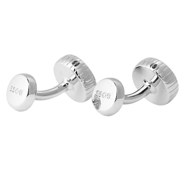 Boss Eleganta 3 emaljerade runda manschettknappar (2-pack)