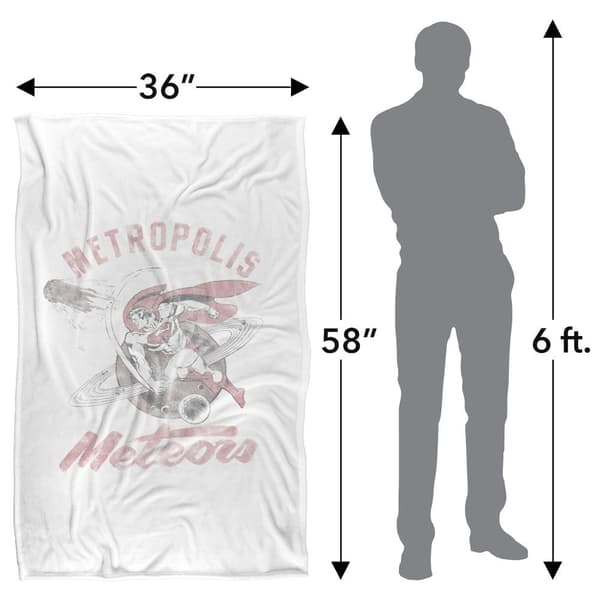Stålmannen Metropolis Meteor Filt