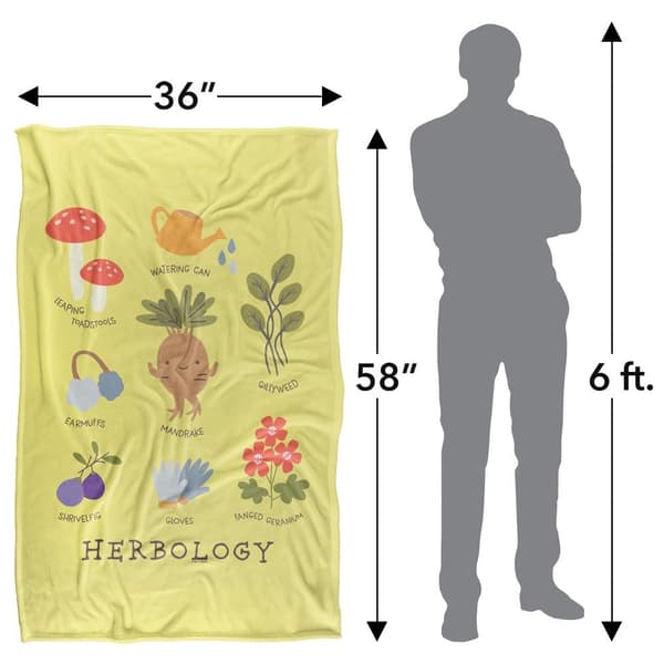 Harry Potter Let´s Learn Herbology Blanket