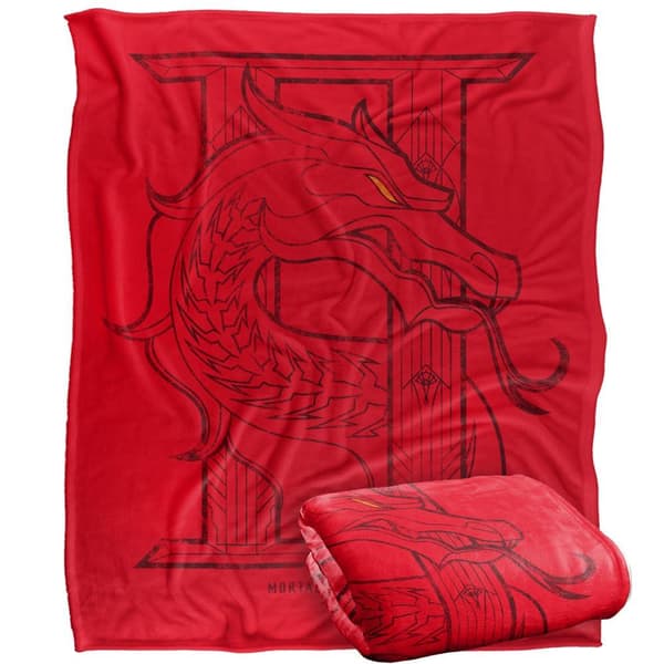 Mortal Kombat 2 Dragon Soft Touch Blanket