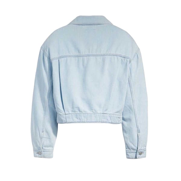 Levis Dam/Kvinnor Bomullsdenim Truckerjacka