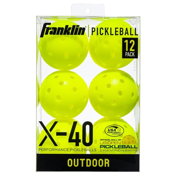 Franklin X-40 Utomhus Pickleballbollar (12-pack)