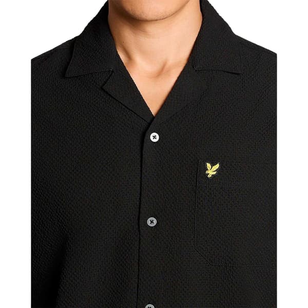 Lyle & Scott Mens Patterned Short-Sleeved Shirt
