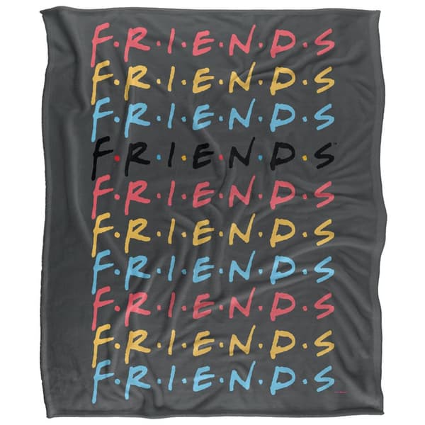 Friends Stacked Logo Blanket