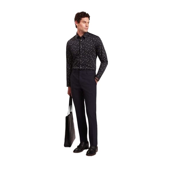 Ted Baker Herrskjorta Blommig Slim Långärmad