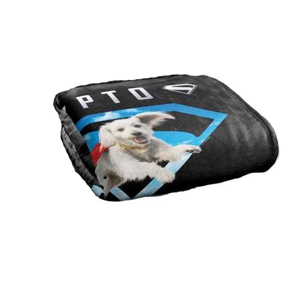 Superman Krypto 2025 Sky Shield Soft Touch Blanket