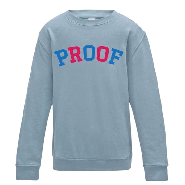 AWD Barn/Kids Proof Printed Sweatshirt
