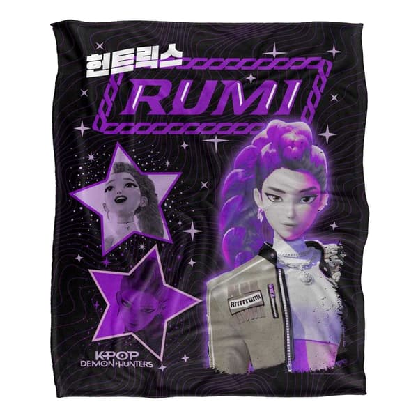 K-Pop Demon Hunters Soft Touch Rumi Blanket