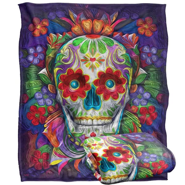 JQ Licensing James Piazza Silky Sugar Skull Supersoft-peitto