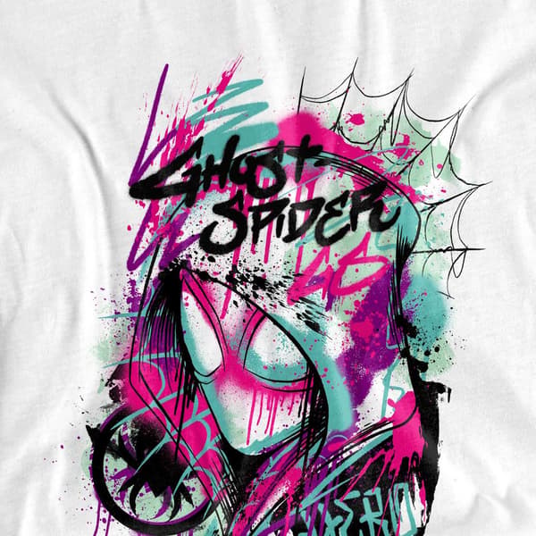 Marvel Lasten Ghost-Spider Graffiti T-paita