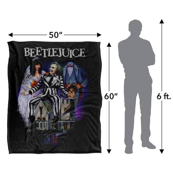 Beetlejuice Vintage Poster Soft Touch Blanket