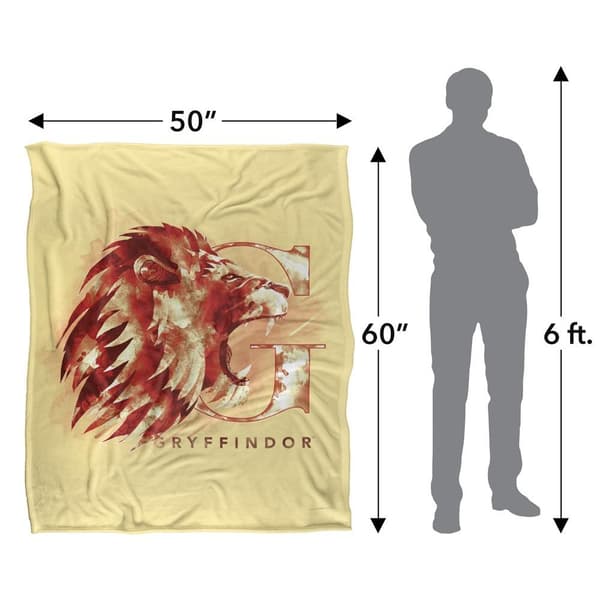 Harry Potter Gryffindor Ink Splatter Blanket