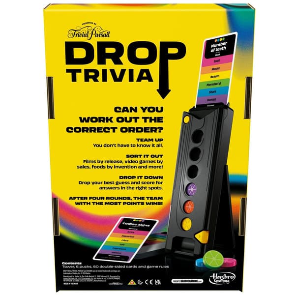 Trivial Pursuit Drop Trivia Brädspel
