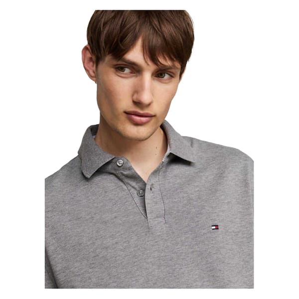 Tommy Hilfiger Herr Logotyp Långärmad Pikétröja