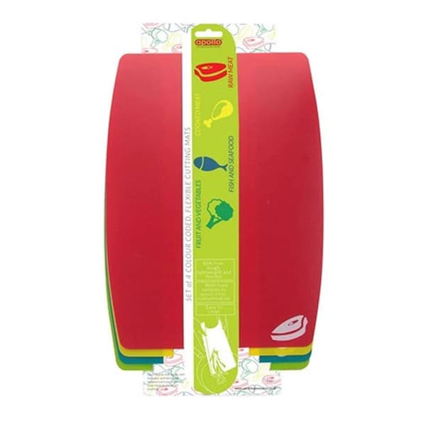 Apollo Flexibla Skärmattor / Skärbräda 4-pack