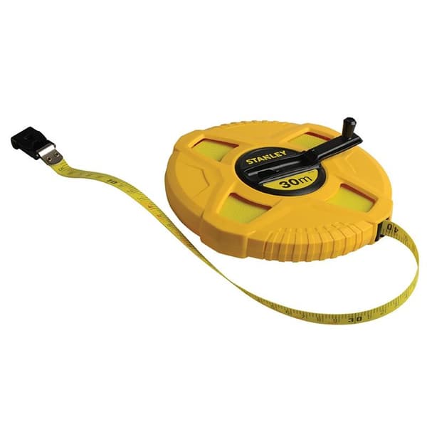 Stanley Hand Tools Closed Case Fibreglass Long Tape