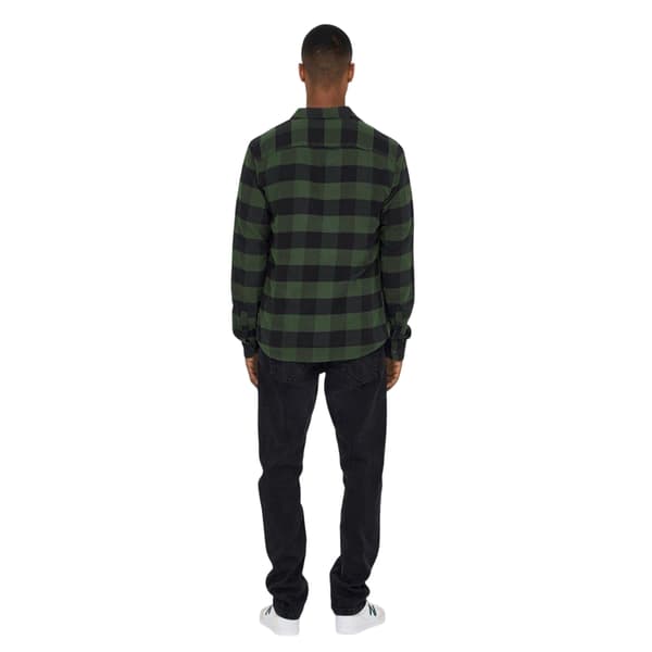 Only Mens Buffalo Check Overshirt