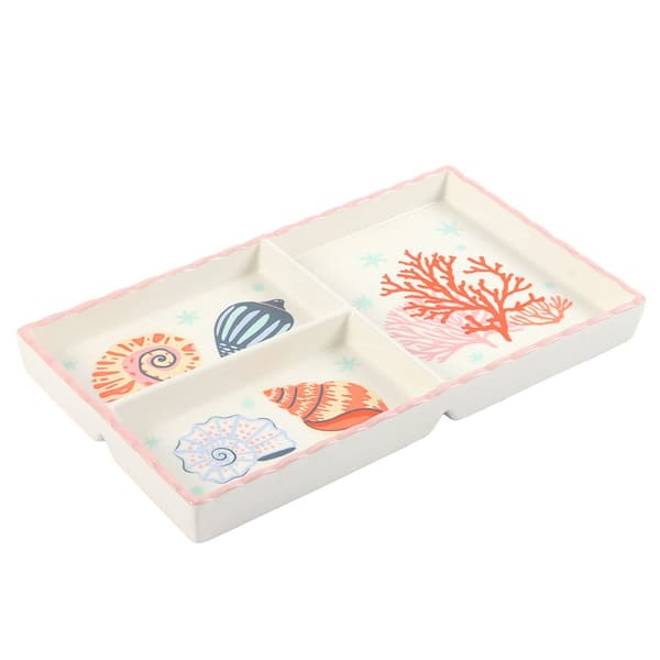 Something Different Shell and Coral Trinket Tray