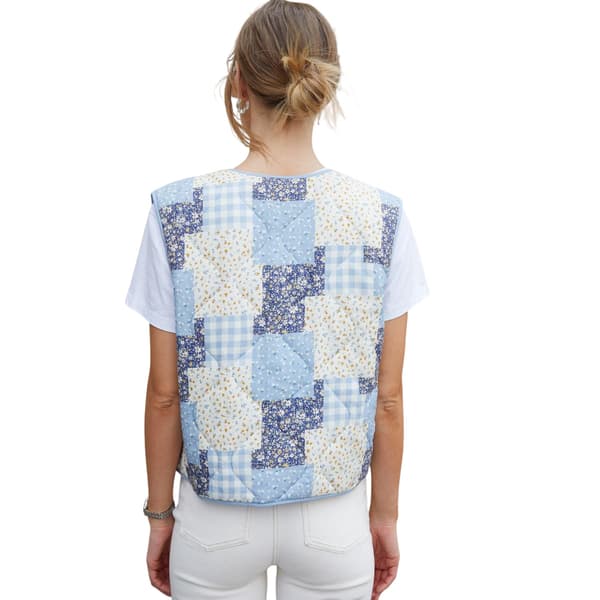 Threadbare Dam Cabos lapptäcke quiltad vanlig väst