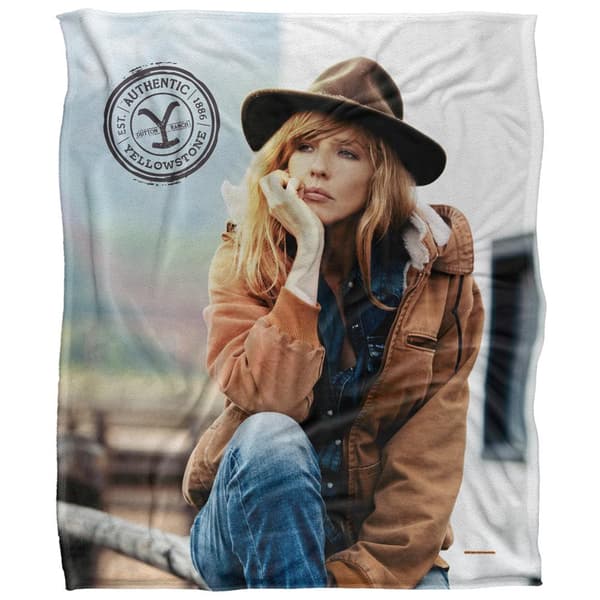 Yellowstone Deep Thought Silky Beth Dutton Supersoft Filt