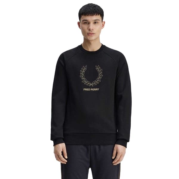 Fred Perry Herrtröja med broderad logotyp