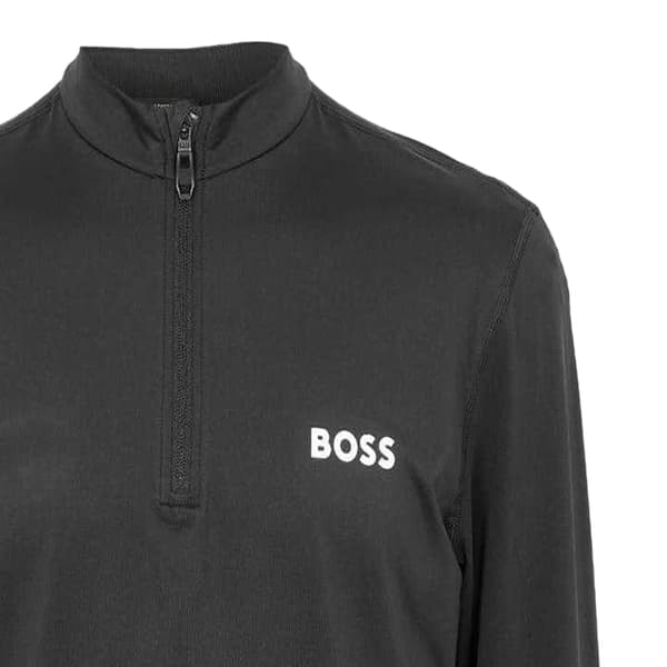 Boss Herr Performance Quarter Zip Långärmad Topp
