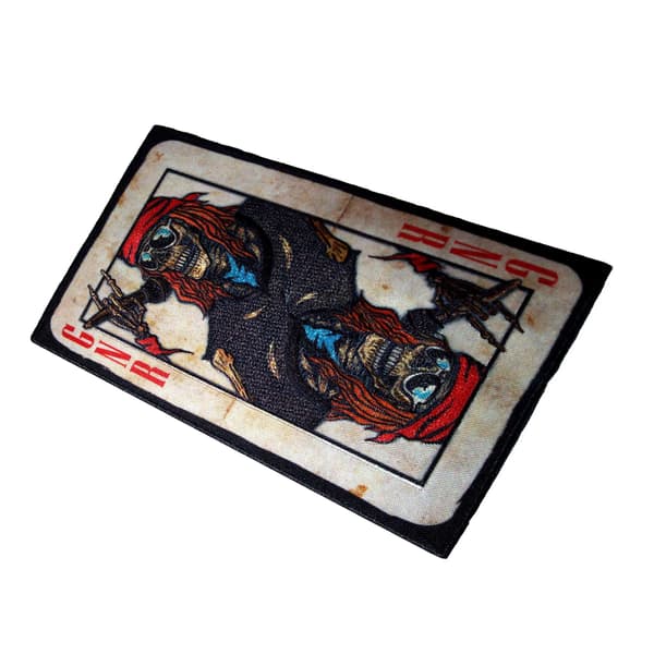 Guns N Roses Woven Playing Card Patch