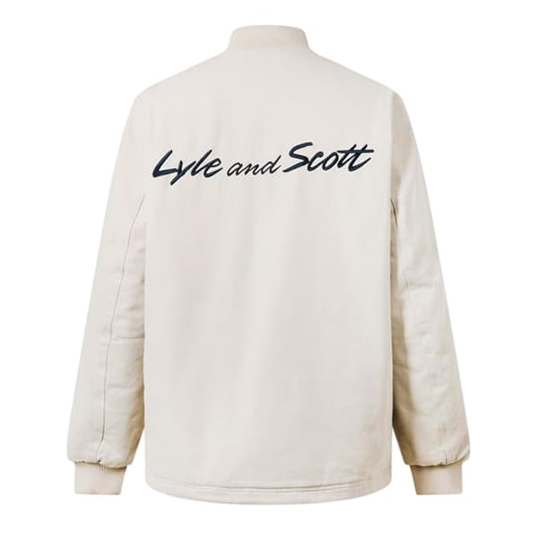 Lyle & Scott Mens Logo Wadded Jacket