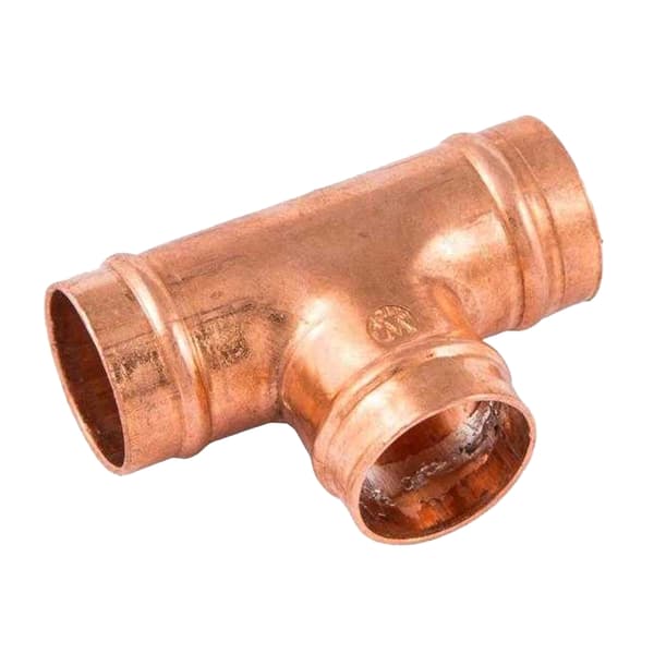 Securplumb Lige T-forbindelse (pakke med 2)