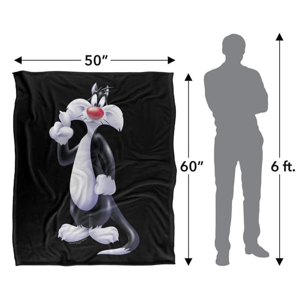 Looney Tunes Sylvester Polyester Soft Touch Blanket
