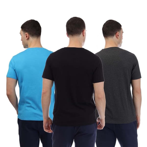 Bench Herr Logotyp T-shirt i bomull (3-pack)