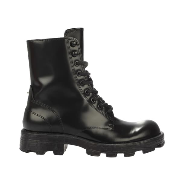 Diesel Dam D-Hammer Läder Combat Boots