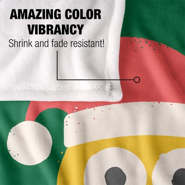 David Olenick Knuckle Silky Christmas Supersoft Blanket