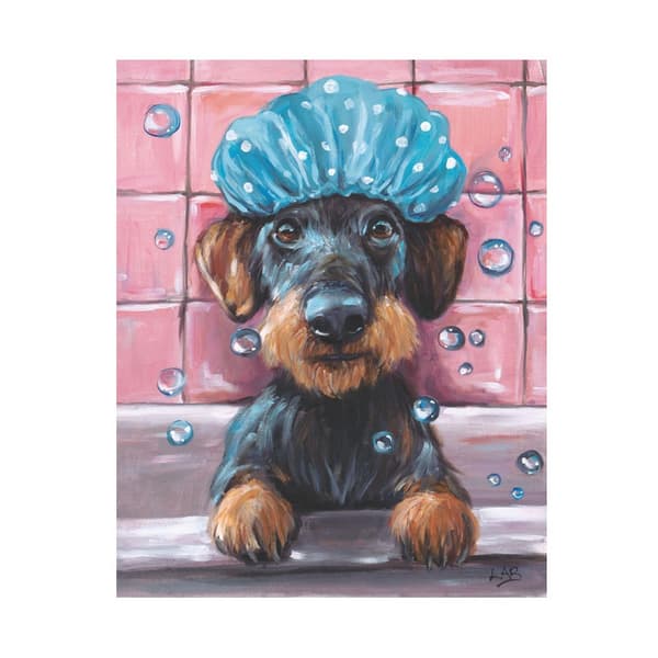 Louise Brown Bath Time Canvas Print