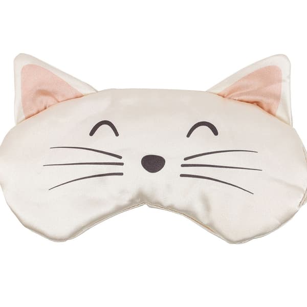 Something Different Cat Face Satin Eye Mask