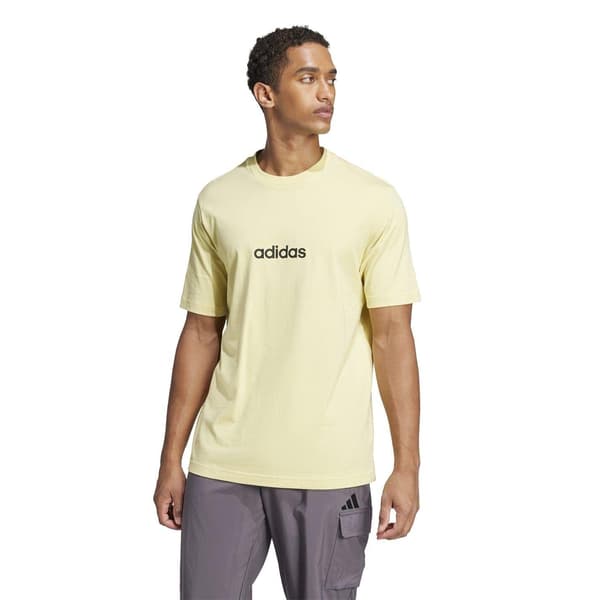 Adidas bomulls-T-shirt med logotyp för män