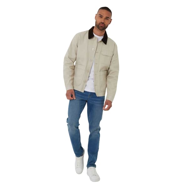 Threadbare Miesten Vakosametti Utility-takki