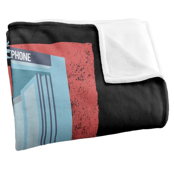 Superman Clark Kent Telephone Booth Soft Touch Blanket