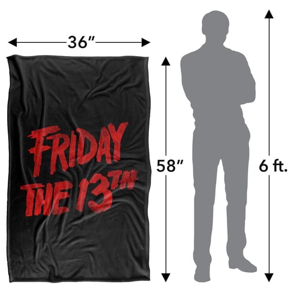 Friday The 13th Logo Blanket