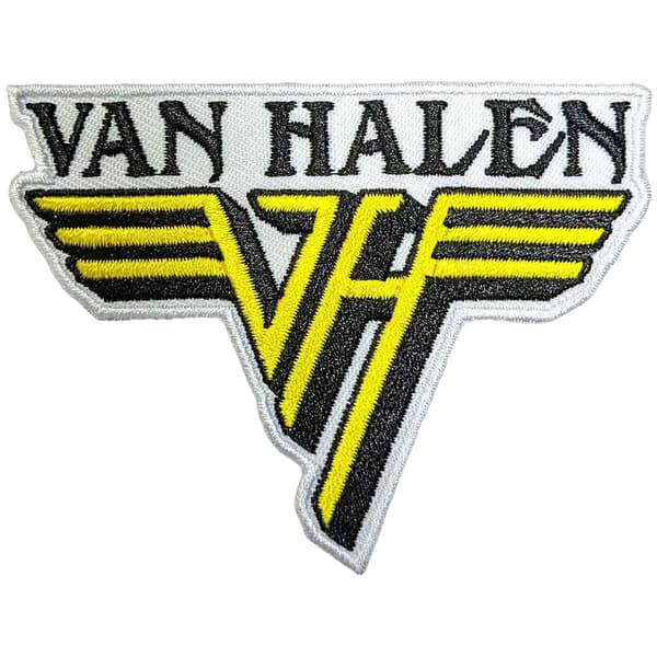 Van Halen Woven Text Logo Iron On Patch