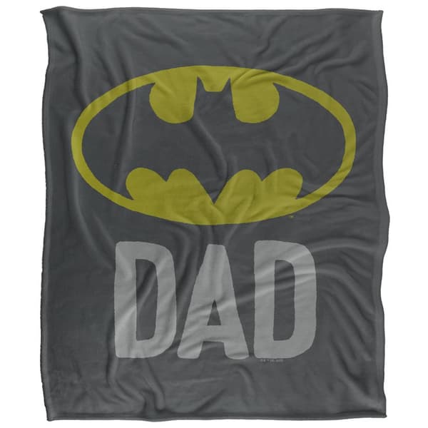 Batman Dad Logo Blanket