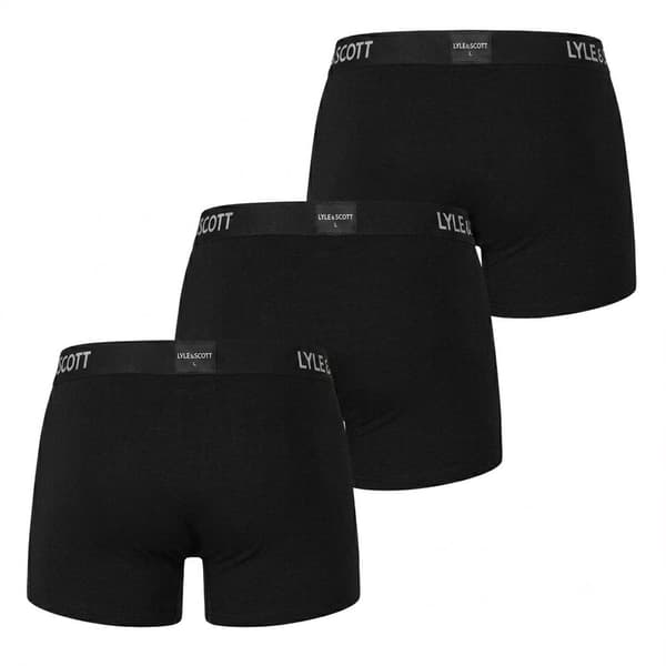 Lyle & Scott Herr Nathan Bomullsboxershorts (3-pack)