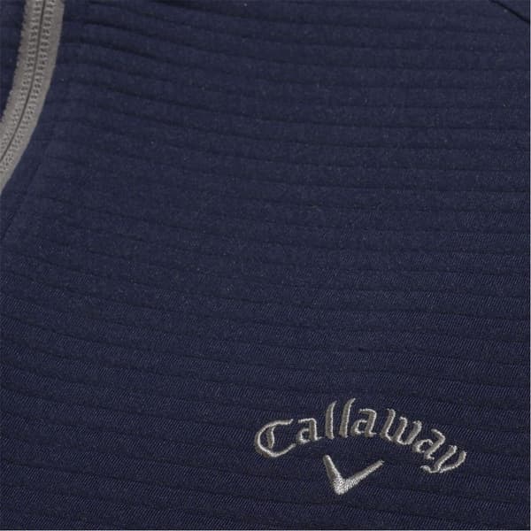 Callaway Herr Herringbone Quarter Zip Golftröja